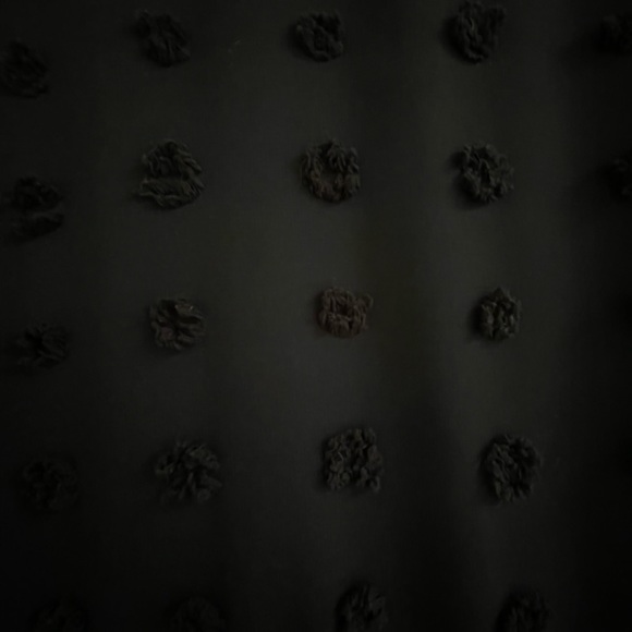 Hanna Nikole Women's Size US 16 Black Swiss Dot Sheer Tiered Dress - Picture 5 of 5